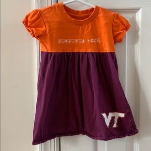 Virginia Tech baby girl dress 3-6m